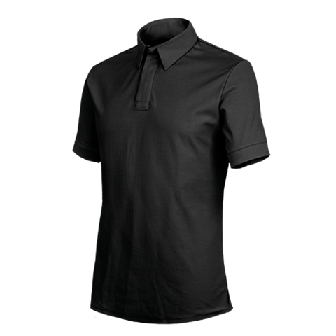 Polo de cuisine OXO Courtes Noir M - Clement Design - Polo pour homme - OXO NOIR MC TM - La Guilde Culinaire